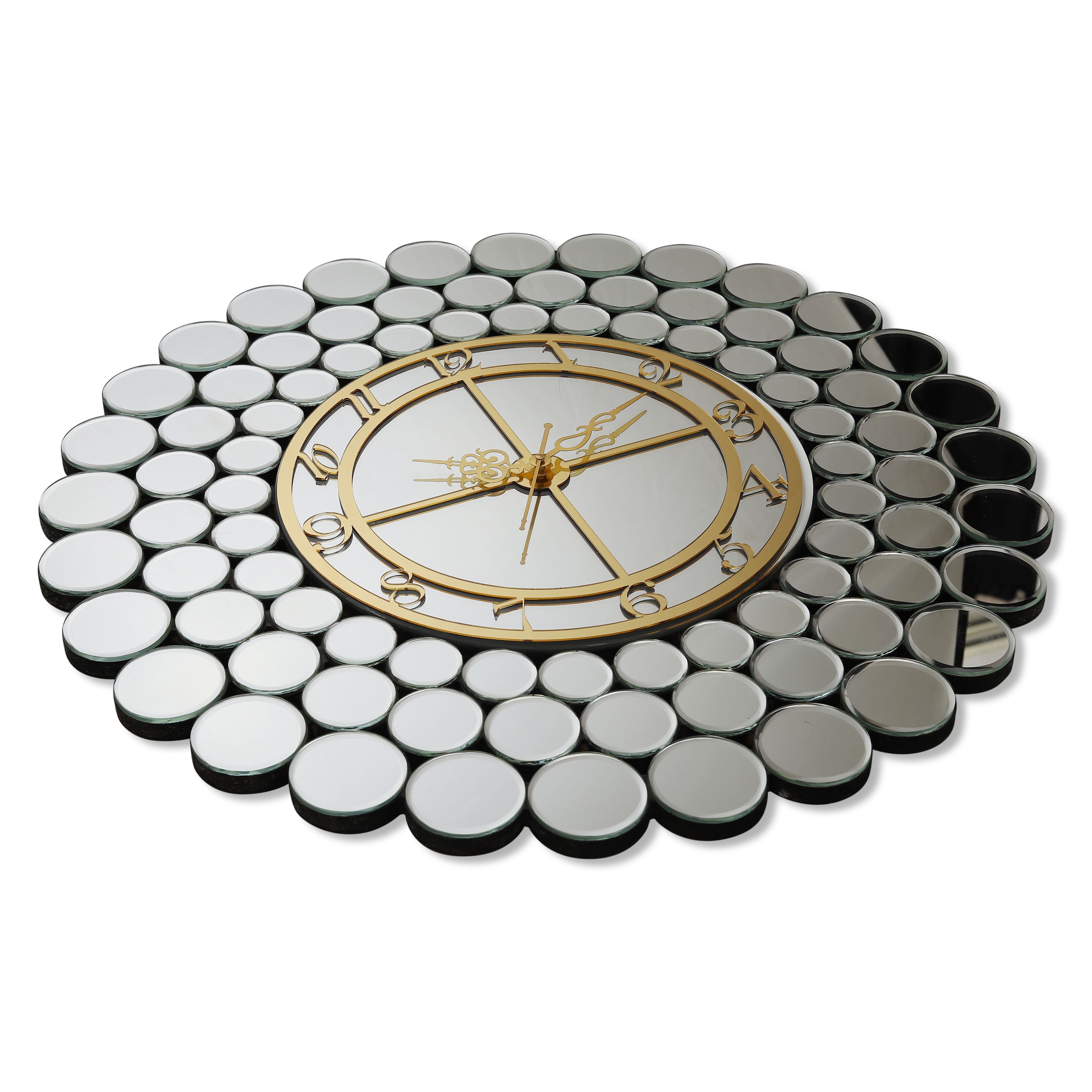 Mirror Wall Clock Round Circle Style thumbnail