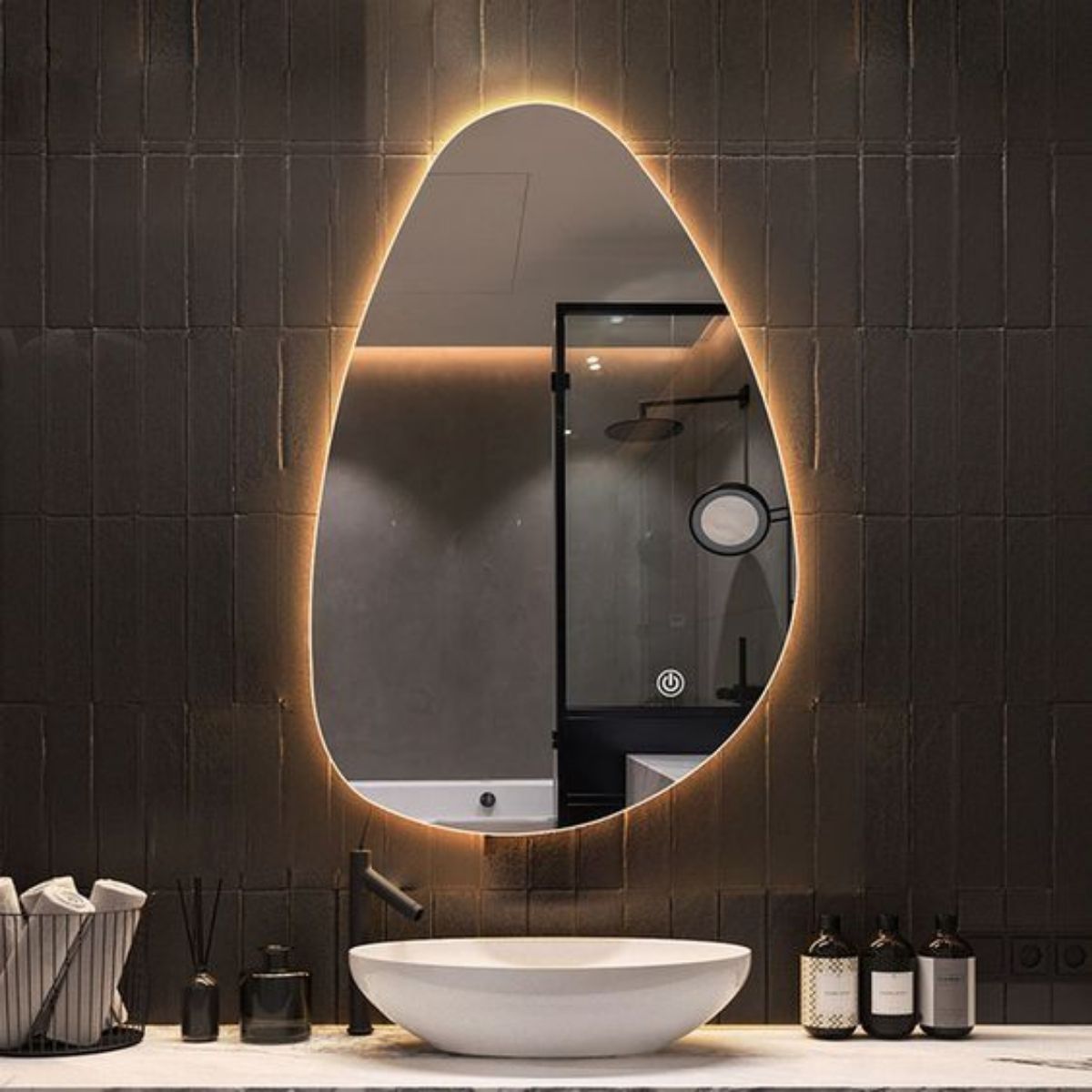 Architecture Designer Led Mirror for Bathroom (24x30) Inches
