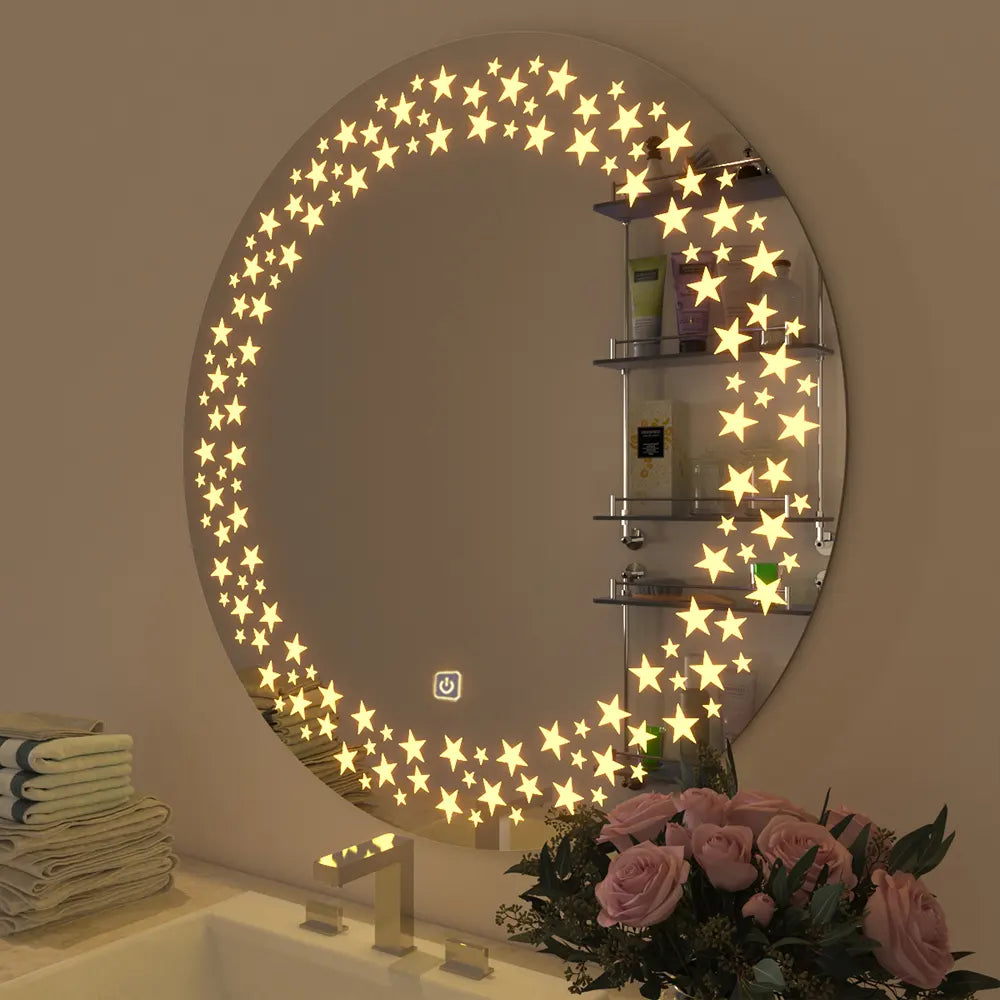 Twinkling Stars Bathroom Mirror With LED thumbnail