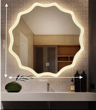 Decorative Artistic Pattern LED Bathroom Mirror thumbnail