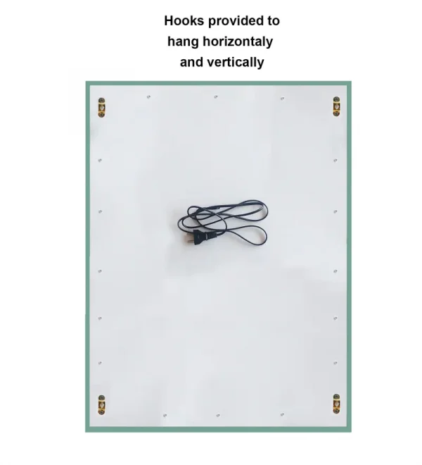 LED Mirror With 3 lights For Home And Bathroom thumbnail LED Mirror With 3 lights For Home And Bathroom thumbnail