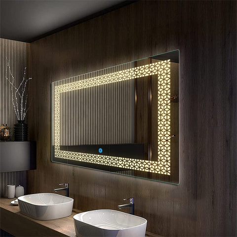 Rectangular LED Bathroom Mirror 