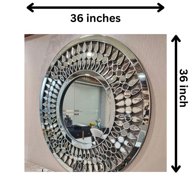 Beautiful Round Wall Mirror New Design thumbnail Beautiful Round Wall Mirror New Design thumbnail