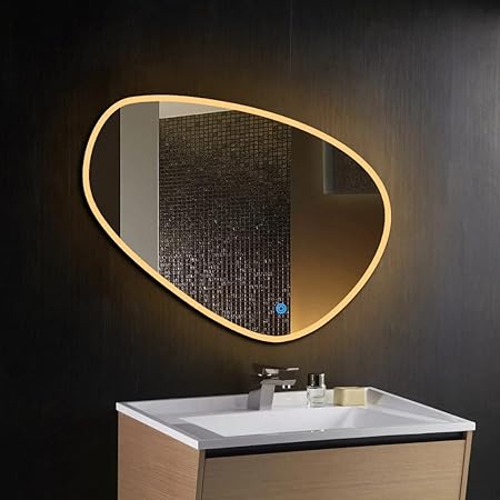 LED Oval Mirror for Bathroom 