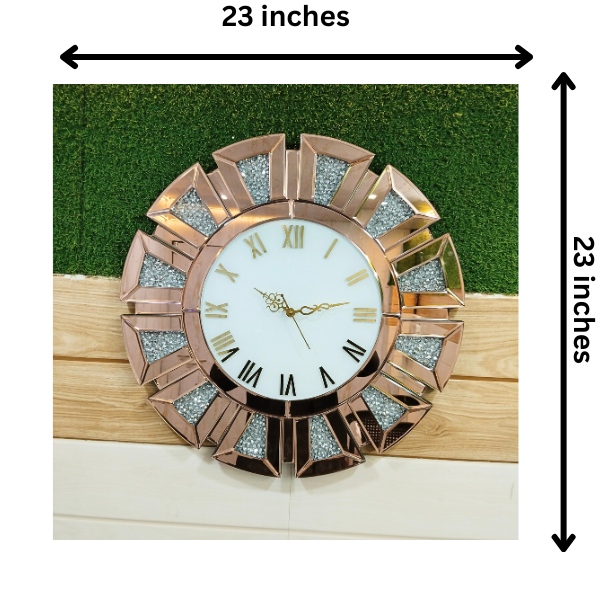 Mirror Wall Clock for Home and Offices Design thumbnail Mirror Wall Clock for Home and Offices Design thumbnail
