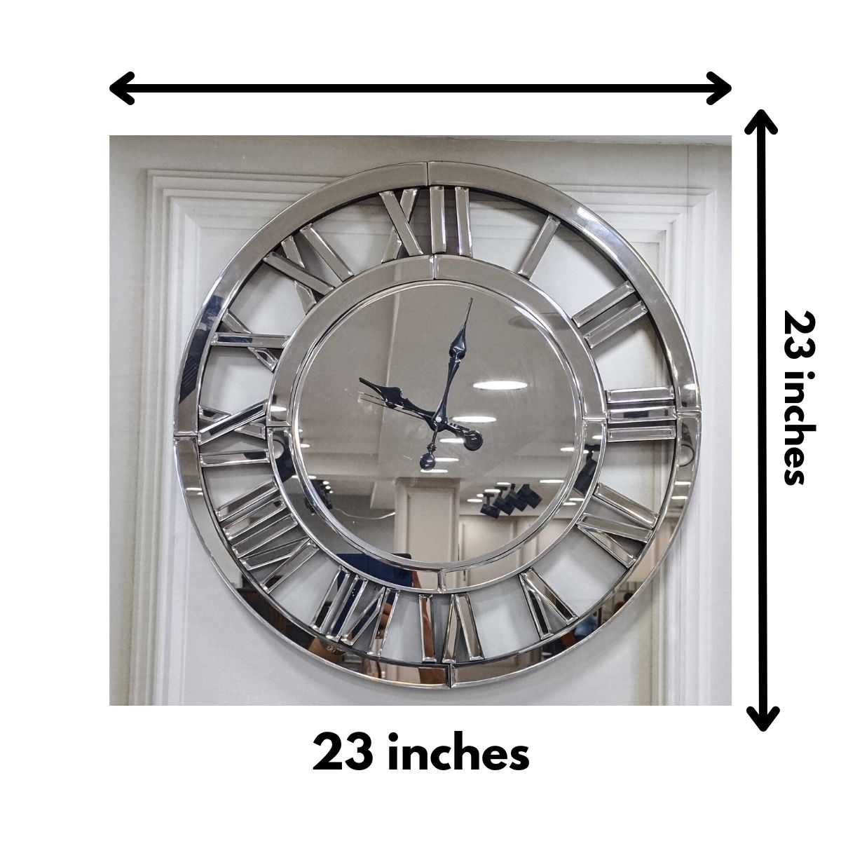  Decorative Mirror Wall Clocks to Enrich Your Home thumbnail
