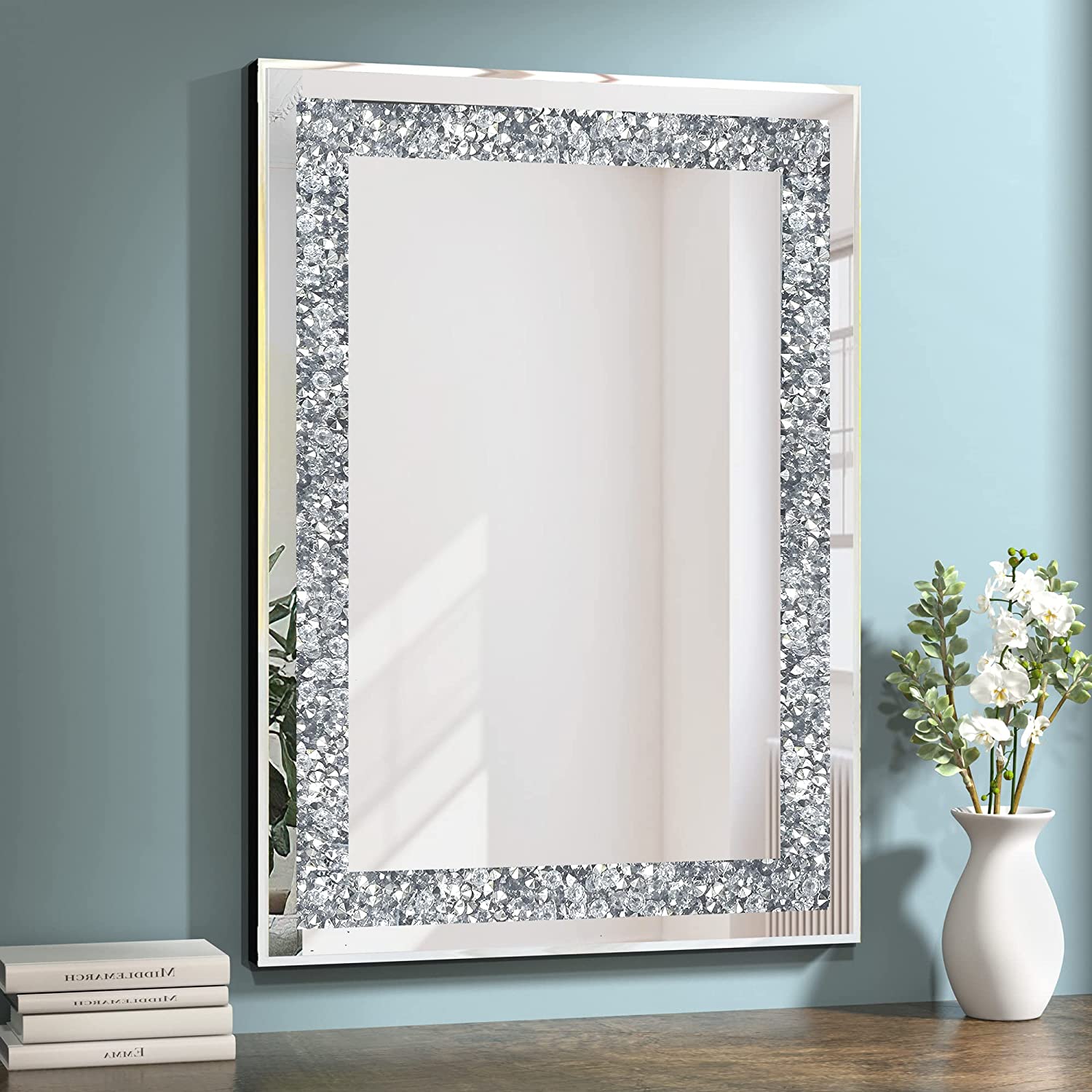 Diamond Crystal Wall Mirror Premium Quality