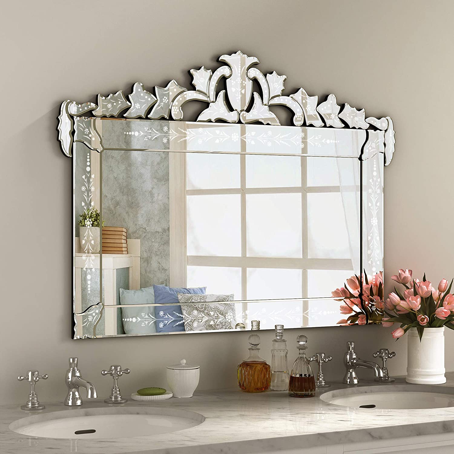 Horizontal Venetian Mirror 41″x31″ inch