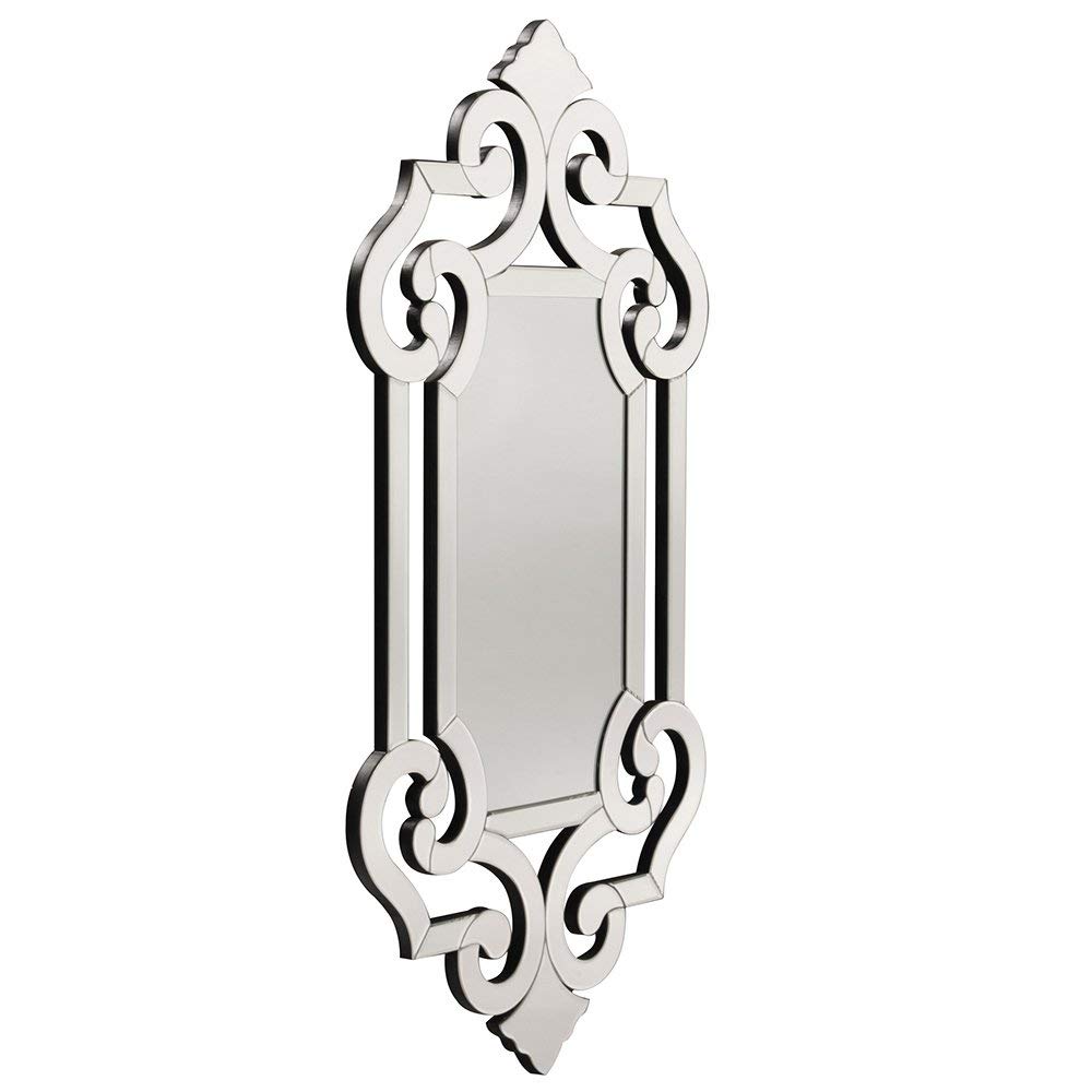 Luxury Horizontal Venetian Wall Mirror 48X24 – Timeless Design thumbnail