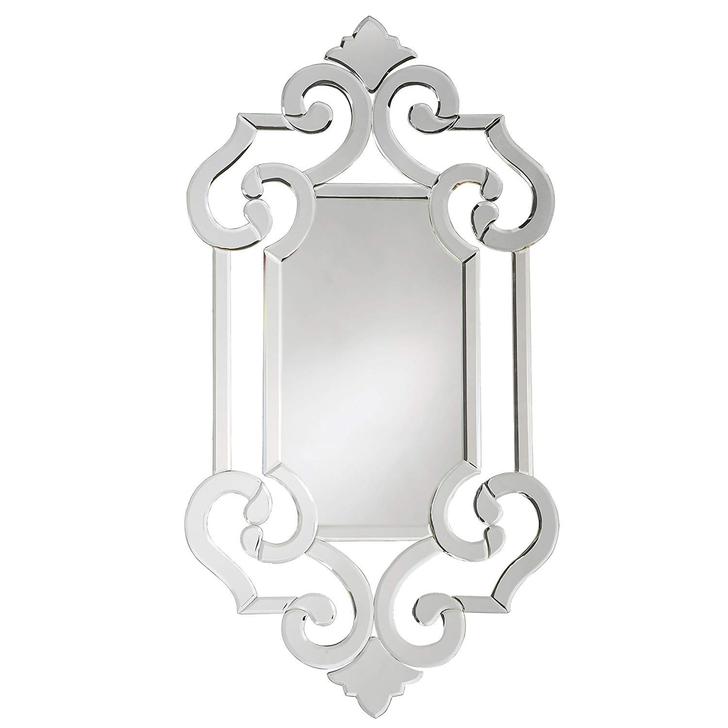 Luxury Horizontal Venetian Wall Mirror 48X24 – Timeless Design thumbnail