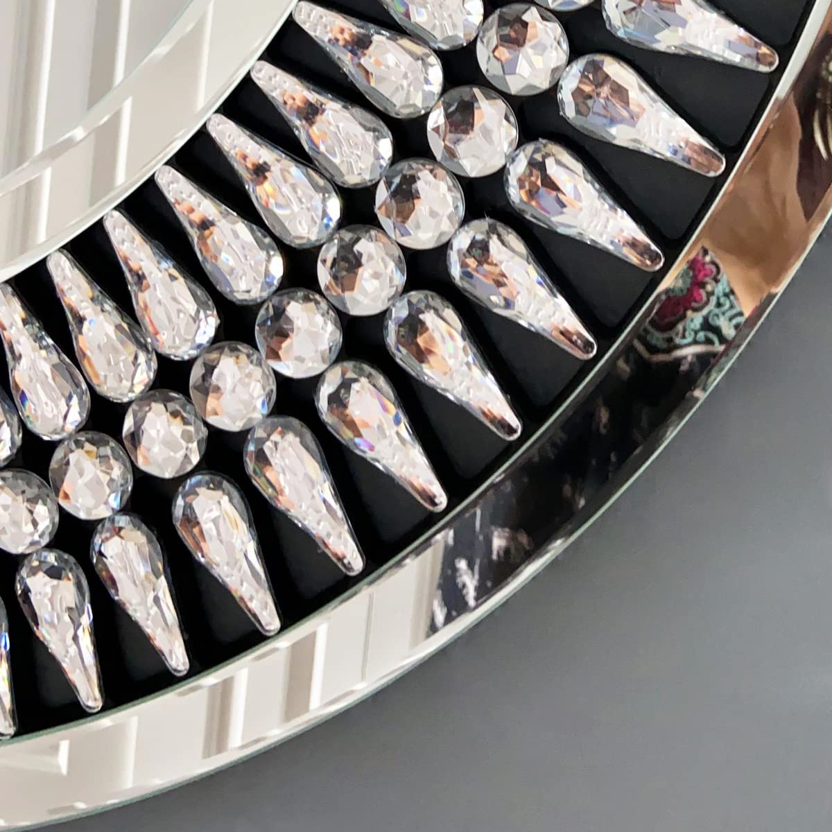  Round Venetian Mirror Modern Glass Design (31.5 Inch Dia) thumbnail