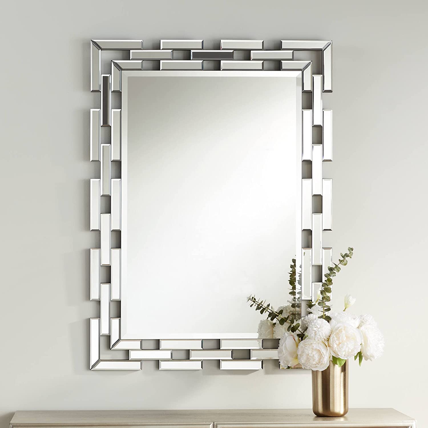 Premium Rectangular Wall Mirror – Sleek Modern Design (36X24)