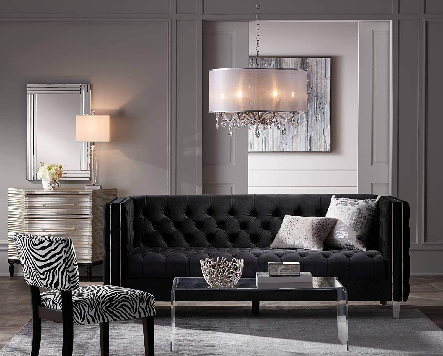 Best Modern Wall Mirror for Living Room – 36″X24″ Inch thumbnail