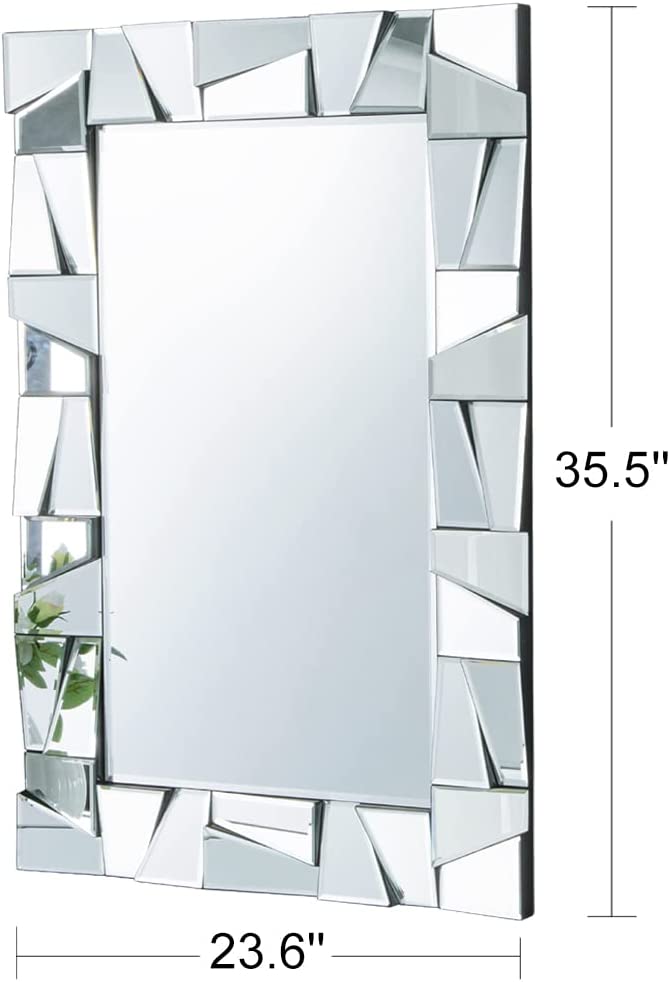 Classic Rectangular Venetian Wall Mirror Perfect Statement Piece thumbnail Classic Rectangular Venetian Wall Mirror Perfect Statement Piece thumbnail