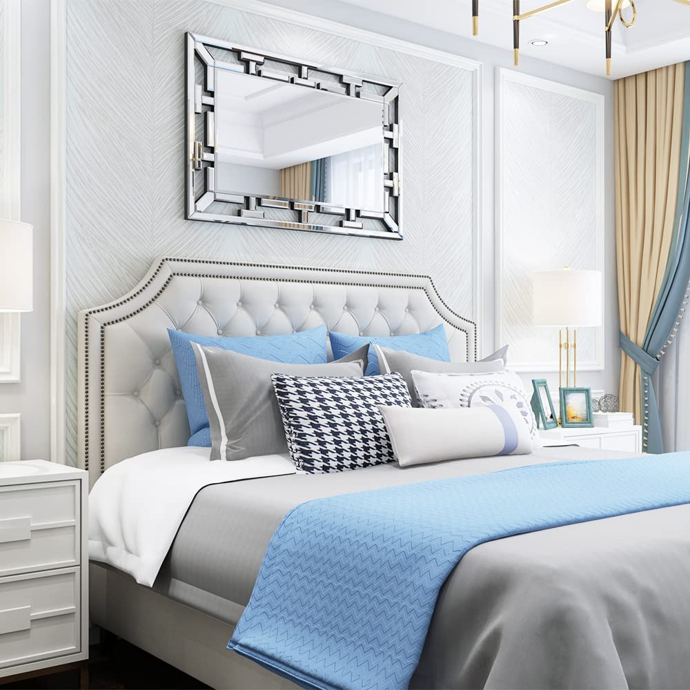  Modern Wall Venetian Mirror 36X24 inches  thumbnail