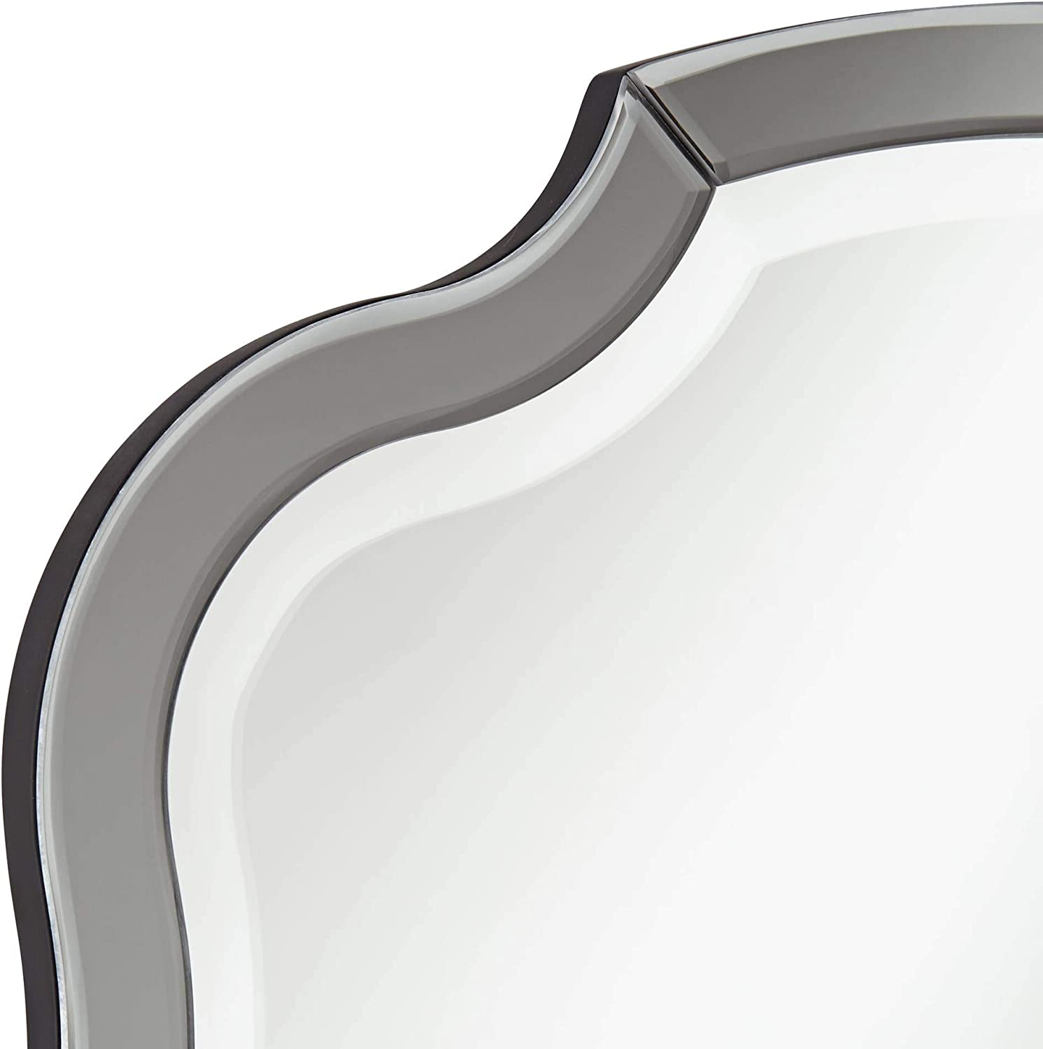 Minimalist Grey Glass Mirror 36X24 Home Accent thumbnail