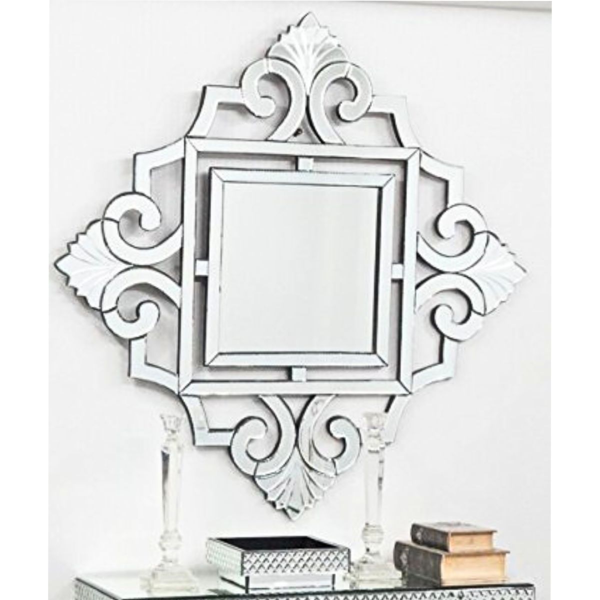 Venetian Design Wall Mirror for Living Room 36 X36