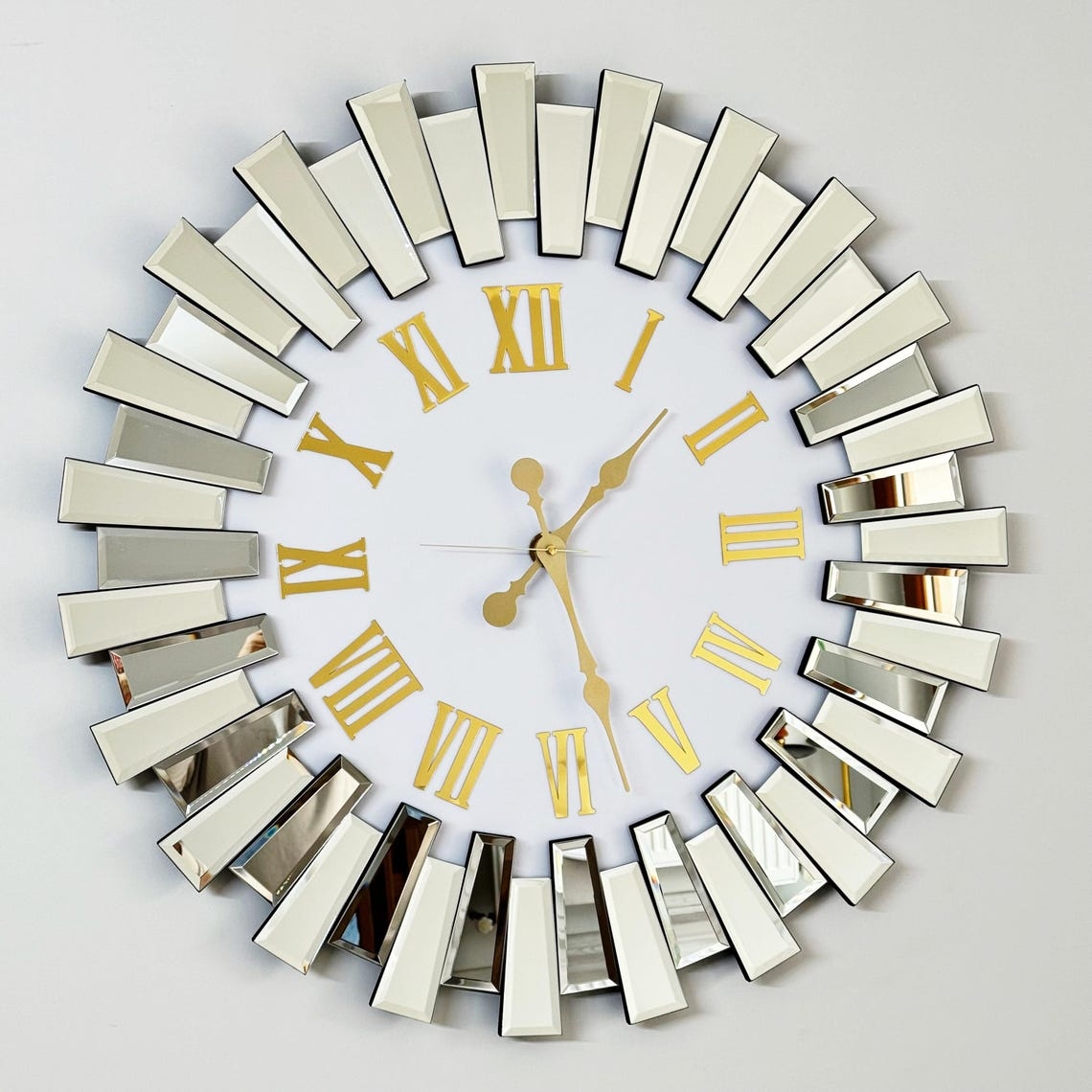 Up down Gray and White dial Roman Golden