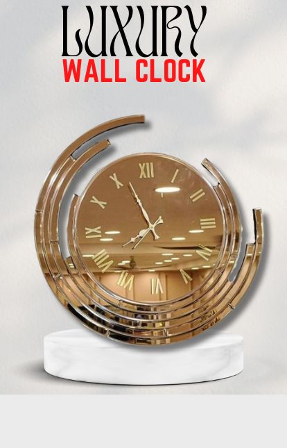 1754556303785-6.jpg-Half Moon Mirror Wall Clock Eclipse Style