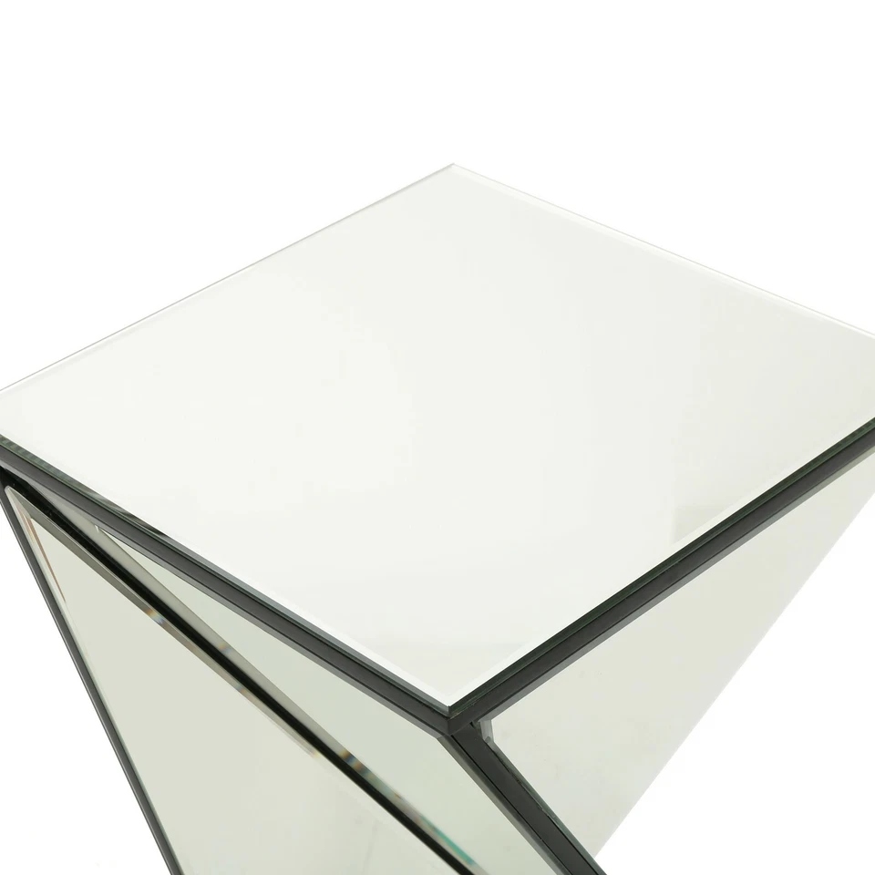 Twist Luxe Mirrored Side Table thumbnail Twist Luxe Mirrored Side Table thumbnail