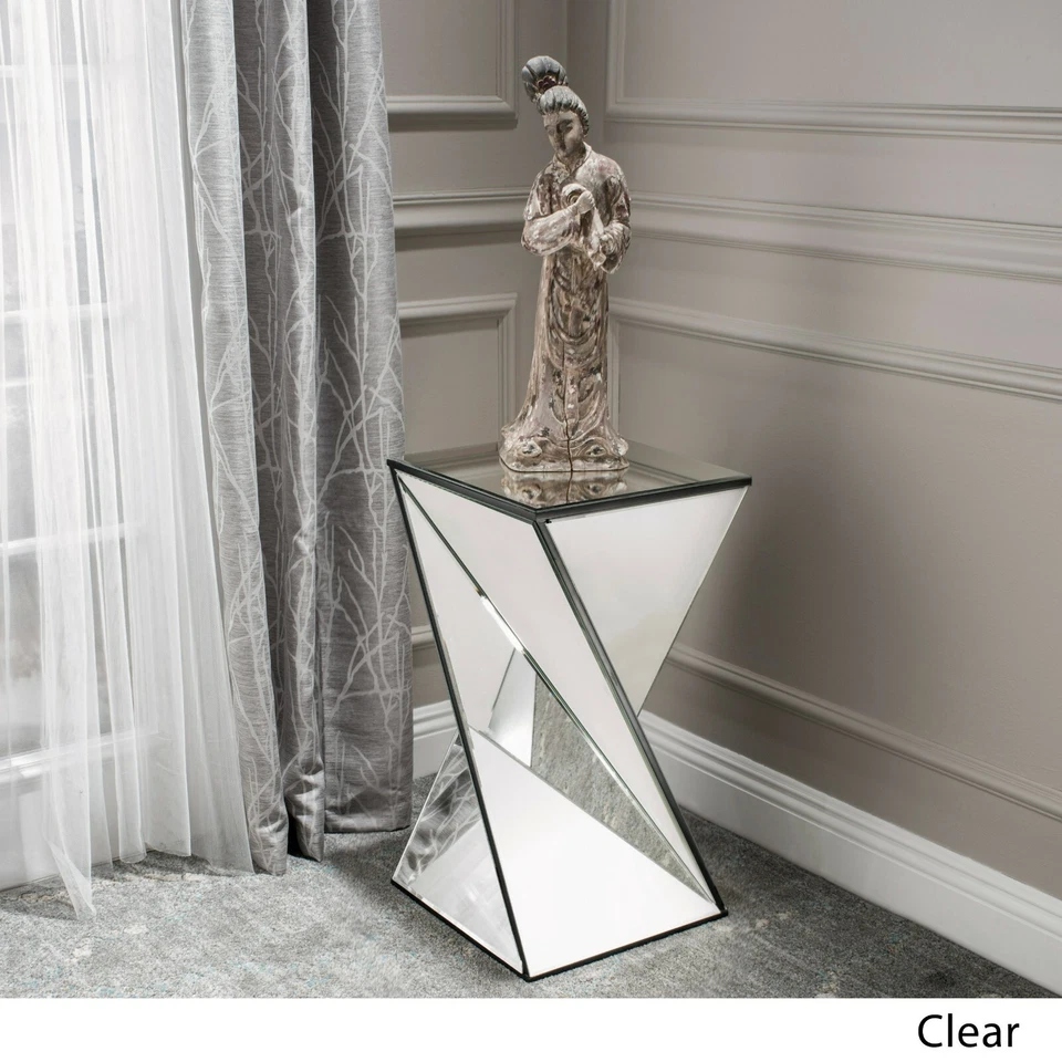 Twist Luxe Mirrored Side Table