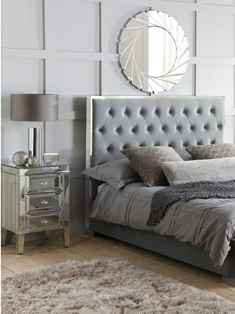 Sparkle Style Mirrored Side Table thumbnail Sparkle Style Mirrored Side Table thumbnail