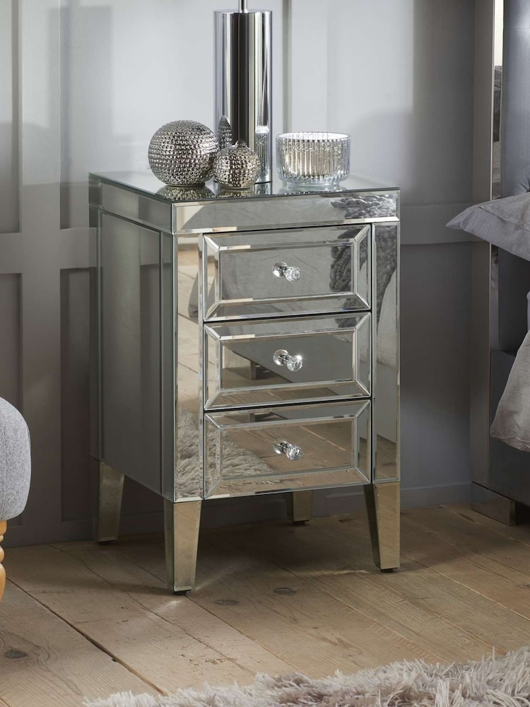 Sparkle Style Mirrored Side Table