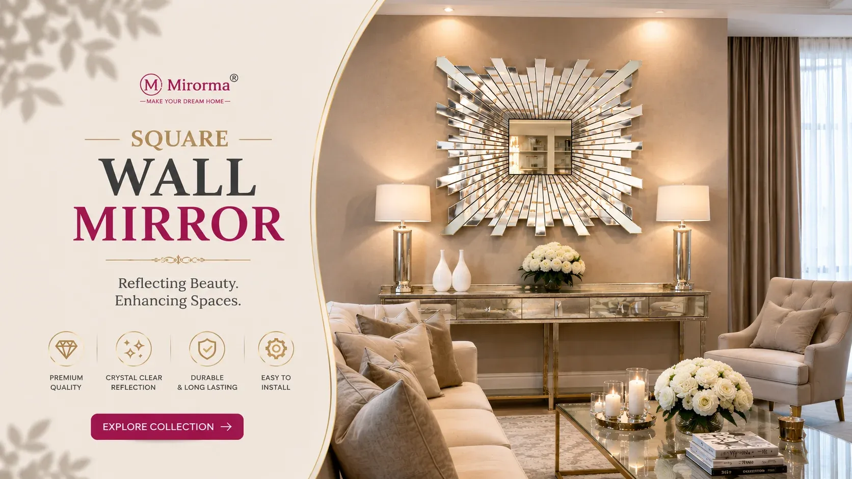 Square Mirrors Square Mirrors